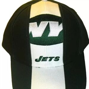 New York Jets 90s Vintage Adult Adjustable Strapback hat New Nfl White Green